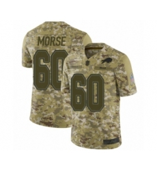 Men's Buffalo Bills #60 Mitch Morse Limited Camo 2018 Salute to Service Football Jersey