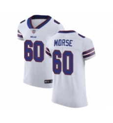 Men's Buffalo Bills #60 Mitch Morse White Vapor Untouchable Elite Player Football Jersey