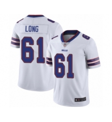 Men's Buffalo Bills #61 Spencer Long White Vapor Untouchable Limited Player Football Jersey
