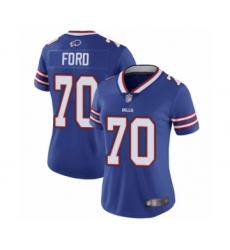 Women's Buffalo Bills #70 Cody Ford Royal Blue Team Color Vapor Untouchable Elite Player Football Jersey
