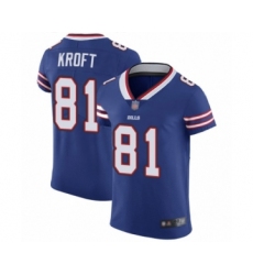 Men's Buffalo Bills #81 Tyler Kroft Royal Blue Team Color Vapor Untouchable Elite Player Football Jersey