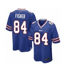 Men's Buffalo Bills #84 Jake Fisher Game Royal Blue Team Color Football Jersey