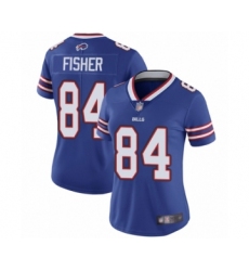 Women's Buffalo Bills #84 Jake Fisher Royal Blue Team Color Vapor Untouchable Elite Player Football Jersey