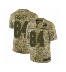 Youth Buffalo Bills #84 Jake Fisher Limited Camo 2018 Salute to Service Football Jersey