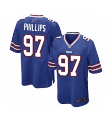Men's Buffalo Bills #97 Jordan Phillips Game Royal Blue Team Color Football Jersey