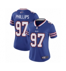 Women's Buffalo Bills #97 Jordan Phillips Royal Blue Team Color Vapor Untouchable Elite Player Football Jersey
