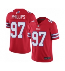 Youth Buffalo Bills #97 Jordan Phillips Limited Red Rush Vapor Untouchable Football Jersey