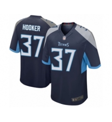 Men's Tennessee Titans #37 Amani Hooker Game Navy Blue Team Color Football Jersey