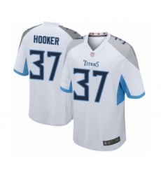 Men's Tennessee Titans #37 Amani Hooker Game White Football Jersey