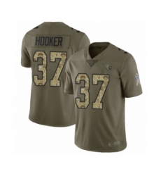 Youth Tennessee Titans #37 Amani Hooker Limited Olive Camo 2017 Salute to Service Football Jersey