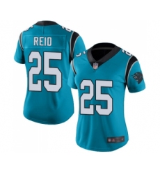 Women's Carolina Panthers #25 Eric Reid Limited Blue Rush Vapor Untouchable Football Jersey