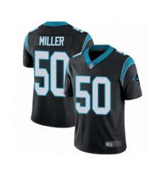Men's Carolina Panthers #50 Christian Miller Black Team Color Vapor Untouchable Limited Player Football Jersey