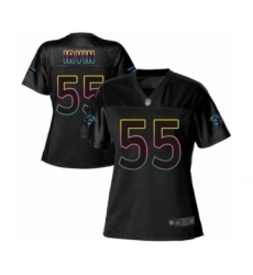 Women's Carolina Panthers #55 Bruce Irvin Limited Pink Rush Fashion Football Jersey