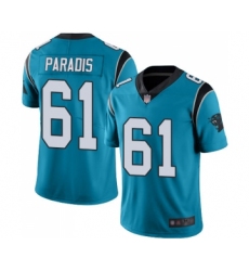 Men's Carolina Panthers #61 Matt Paradis Blue Alternate Vapor Untouchable Limited Player Football Jersey