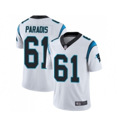 Men's Carolina Panthers #61 Matt Paradis White Vapor Untouchable Limited Player Football Jersey