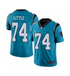 Youth Carolina Panthers #74 Greg Little Blue Alternate Vapor Untouchable Limited Player Football Jersey
