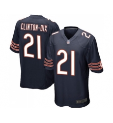 Men's Chicago Bears #21 Ha Clinton-Dix Game Navy Blue Team Color Football Jersey