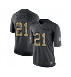 Men's Chicago Bears #21 Ha Clinton-Dix Limited Black 2016 Salute to Service Football Jersey