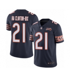 Men's Chicago Bears #21 Ha Clinton-Dix Navy Blue Team Color 100th Season Limited Football Jersey