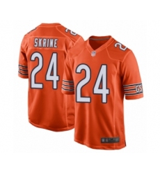 Men's Chicago Bears #24 Buster Skrine Game Orange Alternate Football Jersey