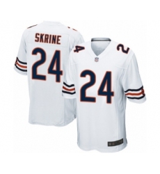 Men's Chicago Bears #24 Buster Skrine Game White Football Jersey