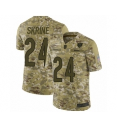 Men's Chicago Bears #24 Buster Skrine Limited Camo 2018 Salute to Service Football Jersey