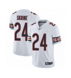 Men's Chicago Bears #24 Buster Skrine White Vapor Untouchable Limited Player Football Jersey