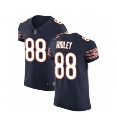 Men's Chicago Bears #88 Riley Ridley Navy Blue Team Color Vapor Untouchable Elite Player Football Jersey