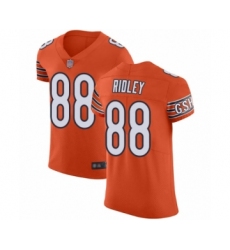 Men's Chicago Bears #88 Riley Ridley Orange Alternate Vapor Untouchable Elite Player Football Jersey