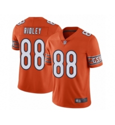 Men's Chicago Bears #88 Riley Ridley Orange Alternate Vapor Untouchable Limited Player Football Jersey