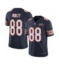 Youth Chicago Bears #88 Riley Ridley Navy Blue Team Color 100th Season Limited Football Jersey