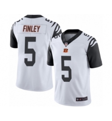Youth Cincinnati Bengals #5 Ryan Finley Limited White Rush Vapor Untouchable Football Jersey