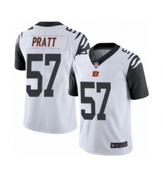 Youth Cincinnati Bengals #57 Germaine Pratt Limited White Rush Vapor Untouchable Football Jersey