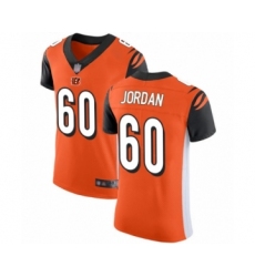 Men's Cincinnati Bengals #60 Michael Jordan Orange Alternate Vapor Untouchable Elite Player Football Jersey
