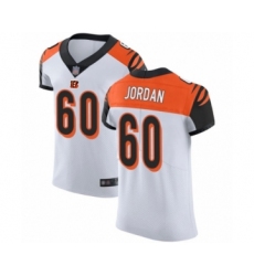 Men's Cincinnati Bengals #60 Michael Jordan White Vapor Untouchable Elite Player Football Jersey