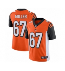 Youth Cincinnati Bengals #67 John Miller Orange Alternate Vapor Untouchable Limited Player Football Jersey