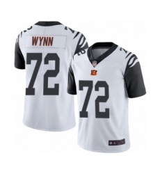 Men's Cincinnati Bengals #72 Kerry Wynn Limited White Rush Vapor Untouchable Football Jersey