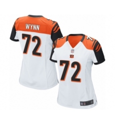 Women's Cincinnati Bengals #72 Kerry Wynn Game White Football Jersey