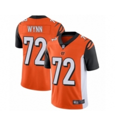 Youth Cincinnati Bengals #72 Kerry Wynn Orange Alternate Vapor Untouchable Limited Player Football Jersey
