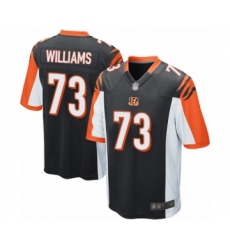 Men's Cincinnati Bengals #73 Jonah Williams Game Black Team Color Football Jersey