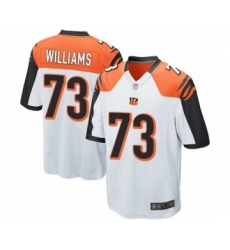 Men's Cincinnati Bengals #73 Jonah Williams Game White Football Jersey