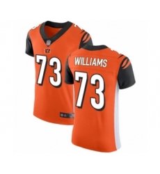 Men's Cincinnati Bengals #73 Jonah Williams Orange Alternate Vapor Untouchable Elite Player Football Jersey