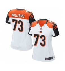 Women's Cincinnati Bengals #73 Jonah Williams Game White Football Jersey