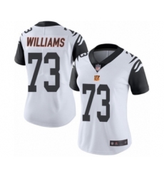 Women's Cincinnati Bengals #73 Jonah Williams Limited White Rush Vapor Untouchable Football Jersey