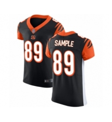 Men's Cincinnati Bengals #89 Drew Sample Black Team Color Vapor Untouchable Elite Player Football Jersey