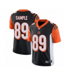 Men's Cincinnati Bengals #89 Drew Sample Black Team Color Vapor Untouchable Limited Player Football Jersey