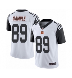 Men's Cincinnati Bengals #89 Drew Sample Limited White Rush Vapor Untouchable Football Jersey