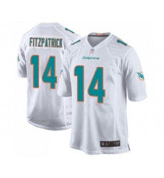 Men's Miami Dolphins #14 Ryan Fitzpatrick Game White Football Jersey