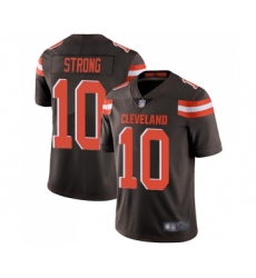 Youth Cleveland Browns #10 Jaelen Strong Brown Team Color Vapor Untouchable Limited Player Football Jersey