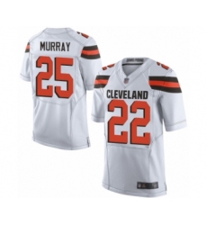Men's Cleveland Browns #22 Eric Murray Elite White Football Jersey